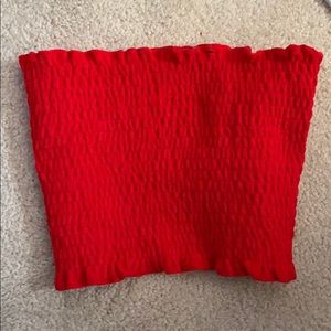 FREE W/ $40 purchase NWOT Garage Red Tube Top